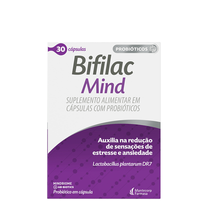 Bifilac Mind  Suplemento Alimentar de Probióticos com 30 Cápsulas