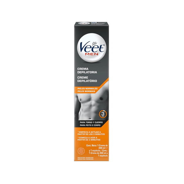 Creme Depilatório Corporal Veet For Men 180ml