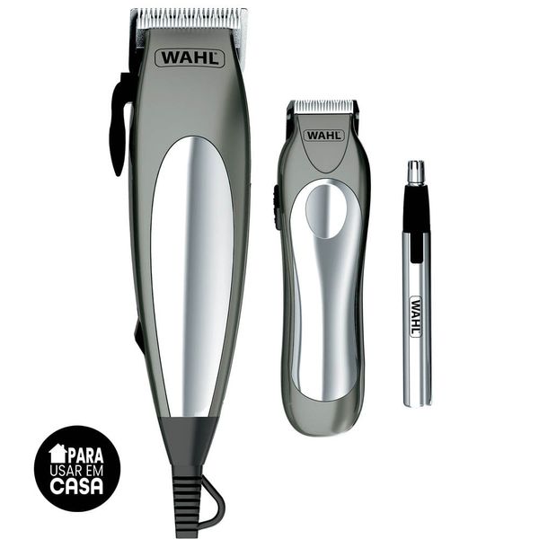 Kit Máquina de Corte e Aparadores Deluxe Groom Pro Wahl 127V