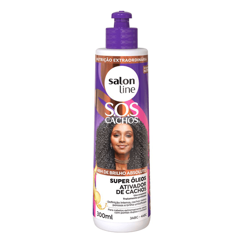 Creme Ativador De Cachos Salon Line Nutritivo 300Ml