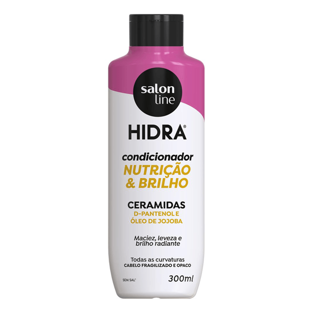 Kit Salon Line Hidra Ceramidas Shampoo 300ml + Condicionador 300ml