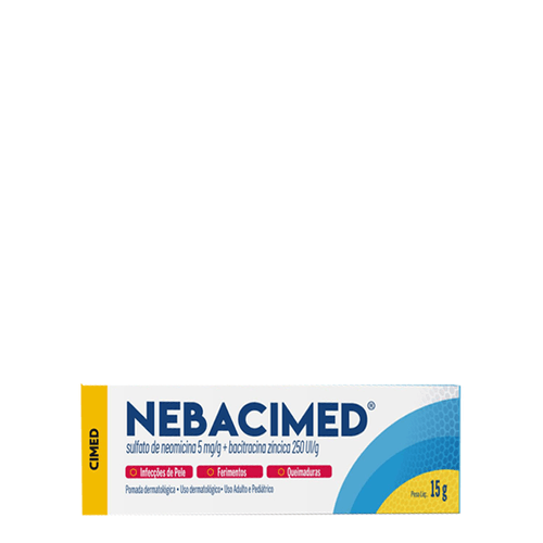 Nebacimed 5Mg/G + 250Ui/G 15G Pomada Dermatológica