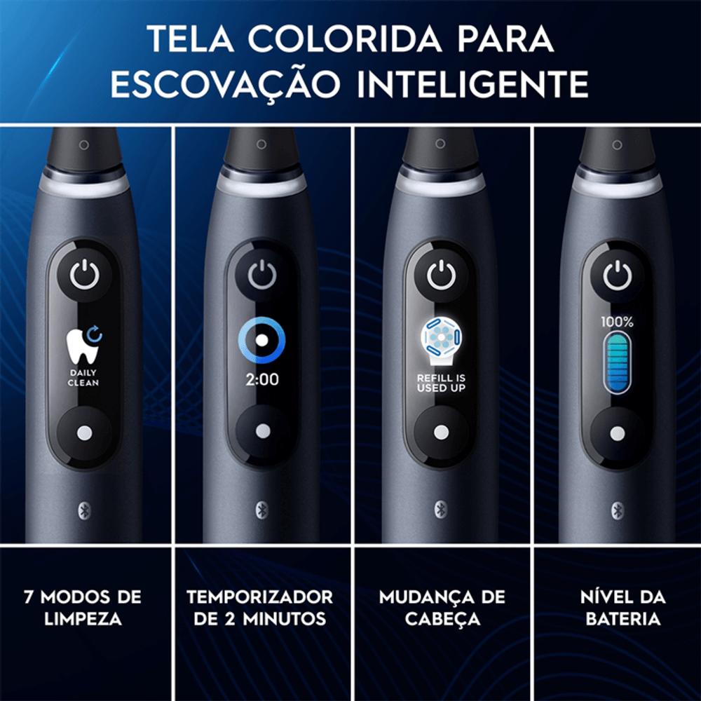 Escova Dental Elétrica Oral B iO Series 9 + Cabo Recarregável 1