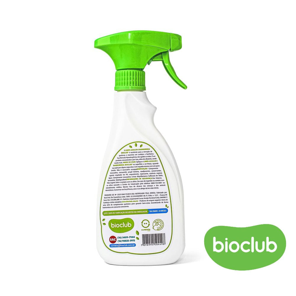 Pré Lavagem Roupa do Bebê Tira Mancha Orgânico 500ml Bioclub