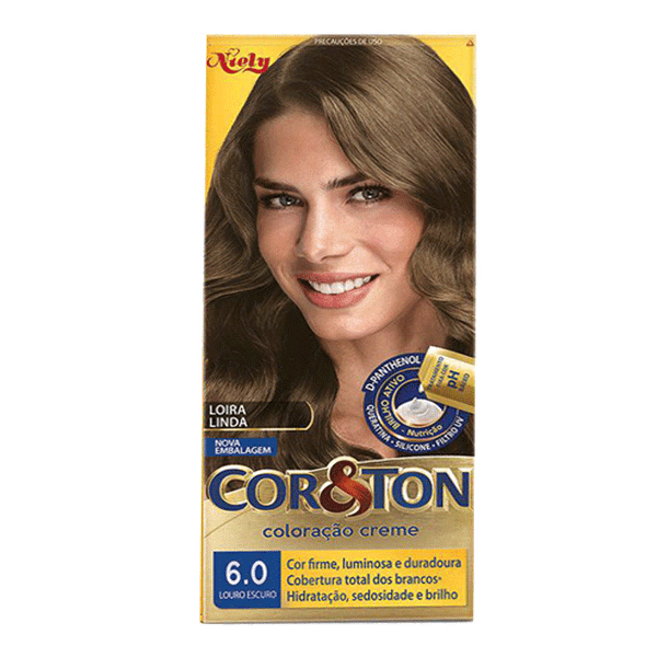 Tinta de Cabelo Niely Cor&Ton 6.0 Louro Escuro