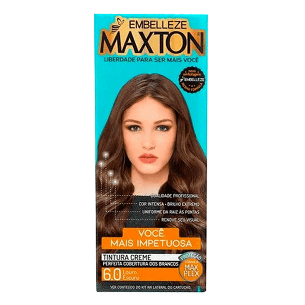 Tinta de Cabelo Embelleze Maxton Creme 6.0 Louro Escuro