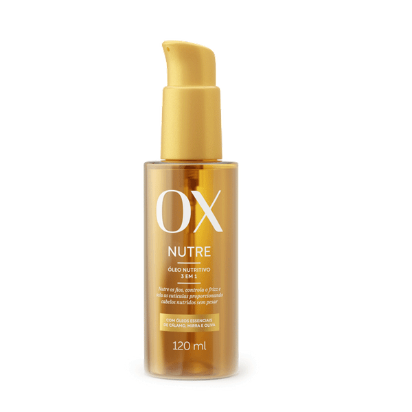 Óleo Capilar Nutritivo OX Cosméticos Nutre 120ml