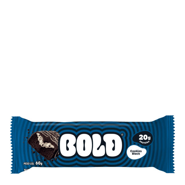 Barra de Proteína Bold Cookies Black 60g