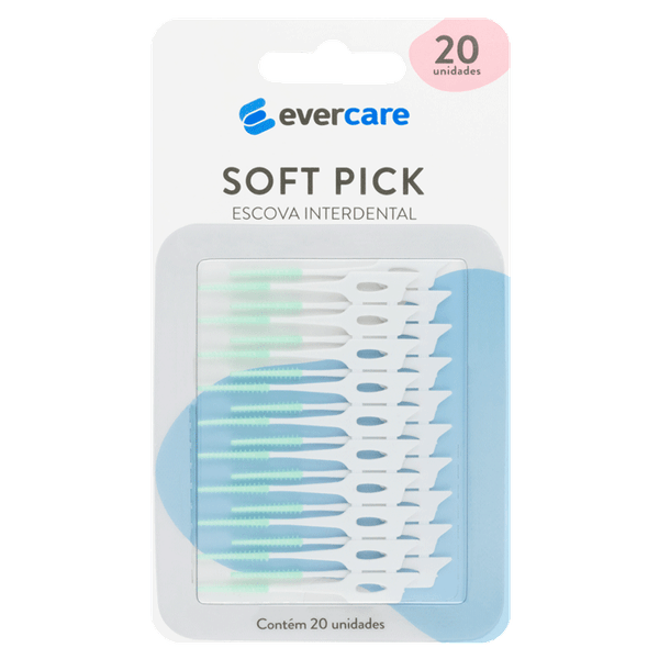 Escova Interdental Ever Care Soft Pick 20 Unidades