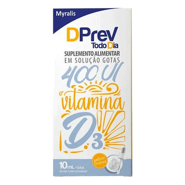 Dprev 400UI Myralis Vitamina D3 10ml Dprev 400UI Myralis Vitamina D3 10ml