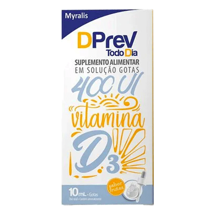 Dprev 400UI Myralis Vitamina D3 10ml