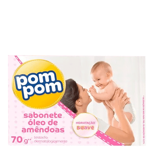 Sabonete Pom Pom Óleo De Amêndoas 80G