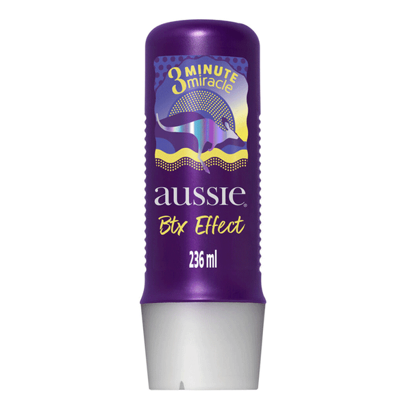 Tratamento Aussie Btx Effect 3 Minute Miracle Fios Nutridos e Alinhados 236ml