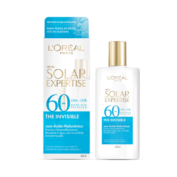 Protetor Solar Facial L’Oréal Paris FPS 60 The Invisible 40ml