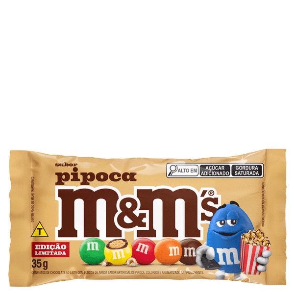 Chocolate M&M's Sabor Pipoca 35g