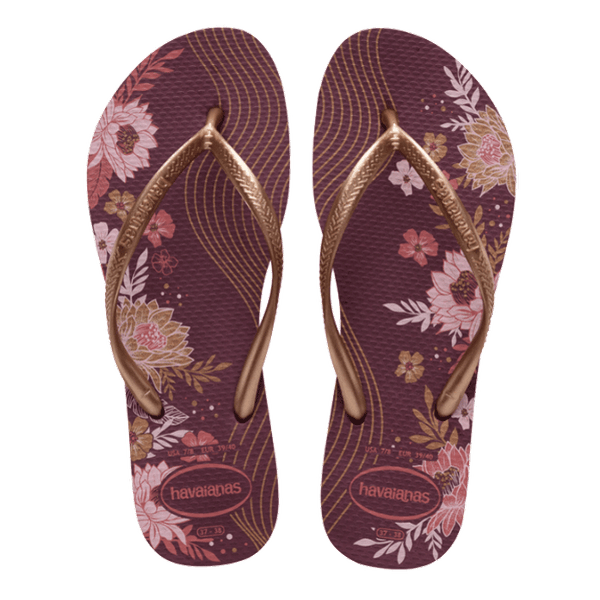 Chinelo Havaianas Slim Organic Terra Roxa Tamanho 35/36