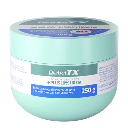 Creme Hidratante Plus Diabettx 10% Uréia Alivia O Ressecamentextremo E Aspereza Intensa 250G