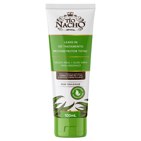 Tio Nacho Leave In Reconstrutor Total com Aloe Vera 100% Orgânico 100ml