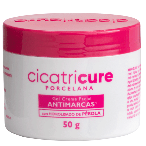 Gel Creme Facial Cicatricure Porcelana Antimarcas 50G