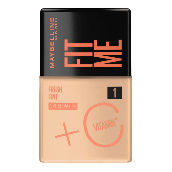 Base Líquida Maybelline Fit Me Fresh Tint FPS50 Cor 01 Vitamina C 30ml