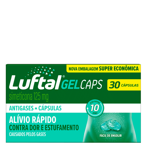 Antigases Luftal Gel Caps 125Mg 30 Cápsulas Gelatinosas Moles