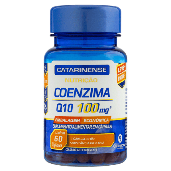 Coenzima Q10 100mg Catarinense 60 Cápsulas
