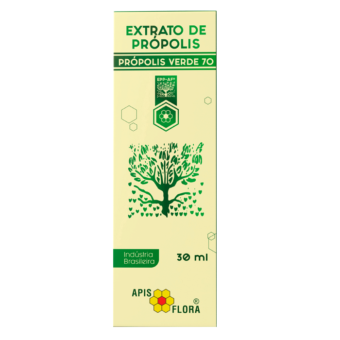 Extrato de Própolis Verde 70 30ml Gotas