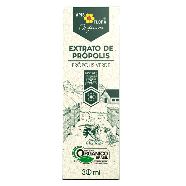 Extrato de Própolis Verde Orgânico 30ml Gotas