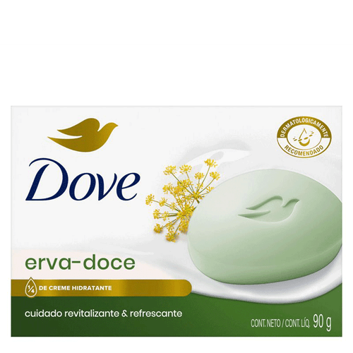 Sabonete Em Barra Dove Erva Doce E Camomila 90G