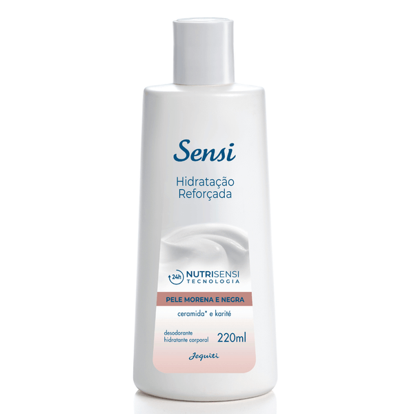 Desodorante Hidratante Corporal Sensi Hidratação Reforçada Pele Morena E Negra Jequiti 220 ml