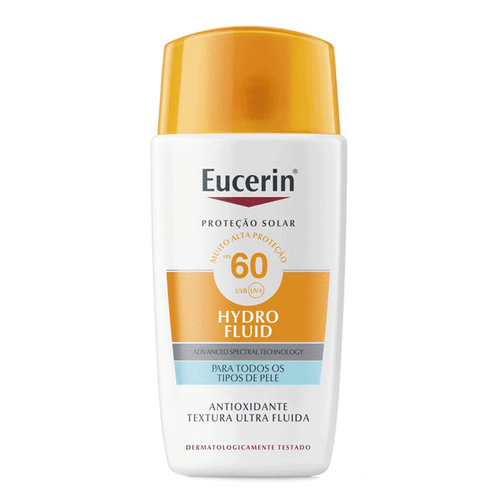 Protetor Solar Facial Facial Eucerin Fps 60 Hydro Fluid 50Ml Ultra Fluido