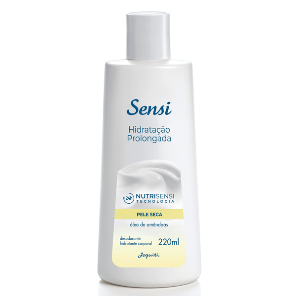 Desodorante Hidratante Corporal Sensi Hidratação Prolongada Pele Seca Jequiti 220 ml