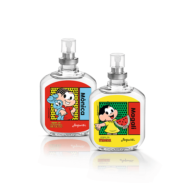 Kit Mônica e Magali Desodorantes Colônias Jequiti, 2 x 25 ml 2 x 25 ml