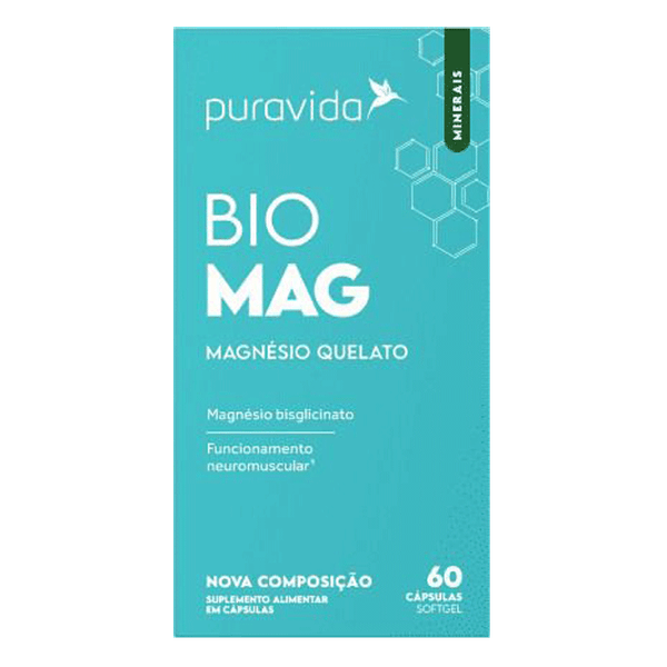 Suplemento Alimentar Puravida Biomag 60 cápsulas