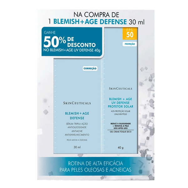 Kit SkinCeuticals Sérum Blemish 30ml + Blemish Age Defense 40g