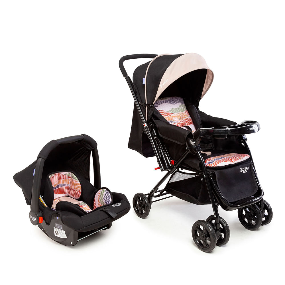 Travel System Reverse Ts Duo 0 a 15 Kg Bege Onda + cosco 935339585