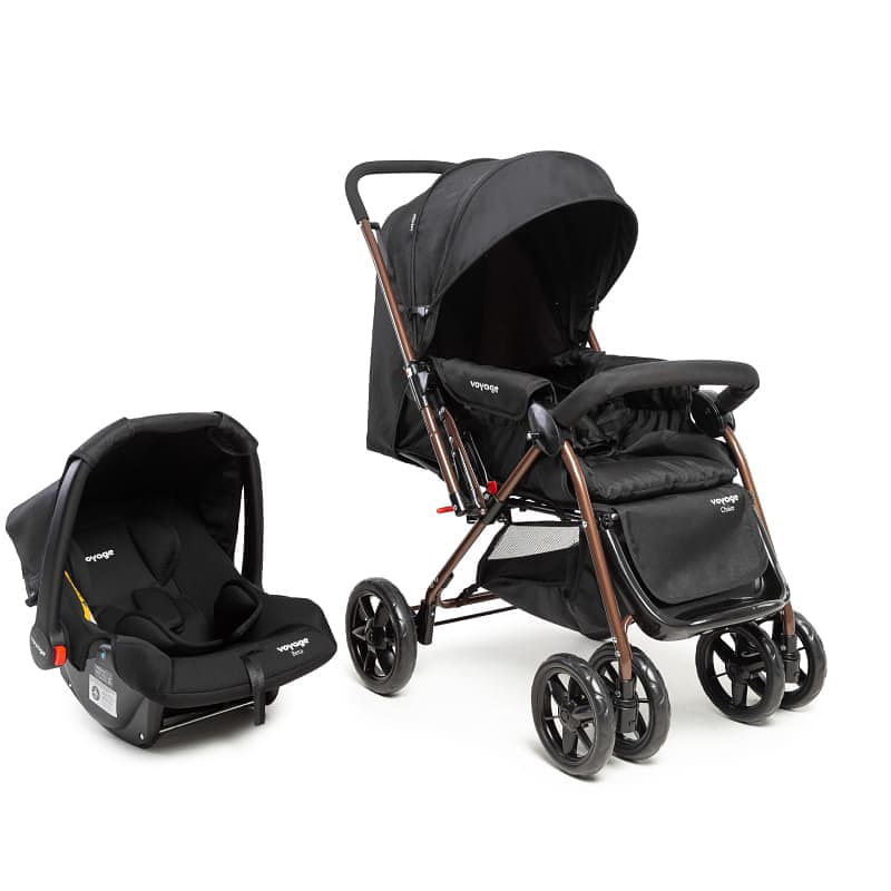 Travel System Choice 0 a 15 Kg Preto Bronze + voyage 935339589