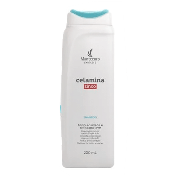 Shampoo Mantecorp Celâmina Zinco 200ml