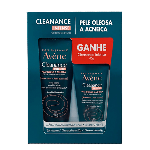 Kit Gel De Limpeza Facial Avène Cleanance Intense 150G + Clenance Intense 40G