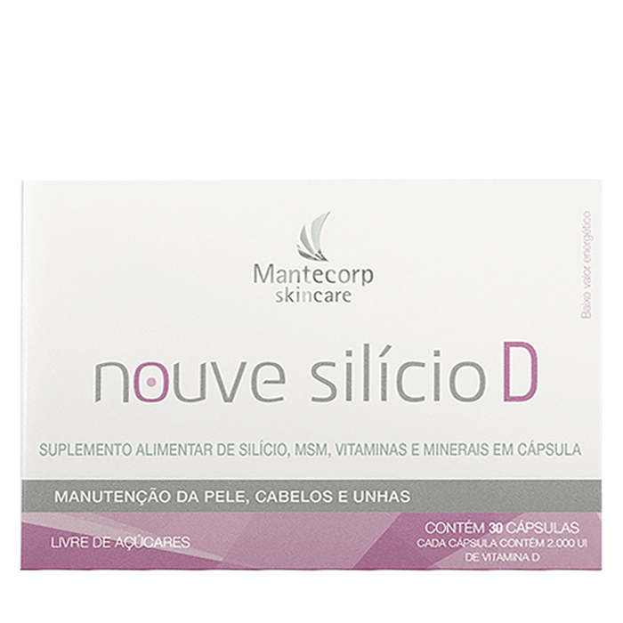 Suplemento Alimentar Mantecorp Zero Açúcar Nouve Silício D 30 Cápsulas