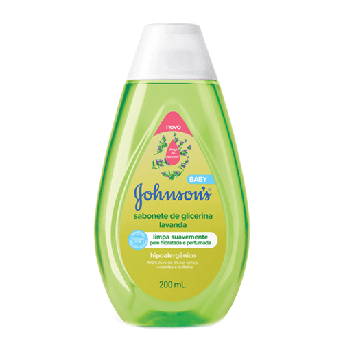 Sabonete Líquido De Glicerina Johnson's Baby Lavanda 200Ml