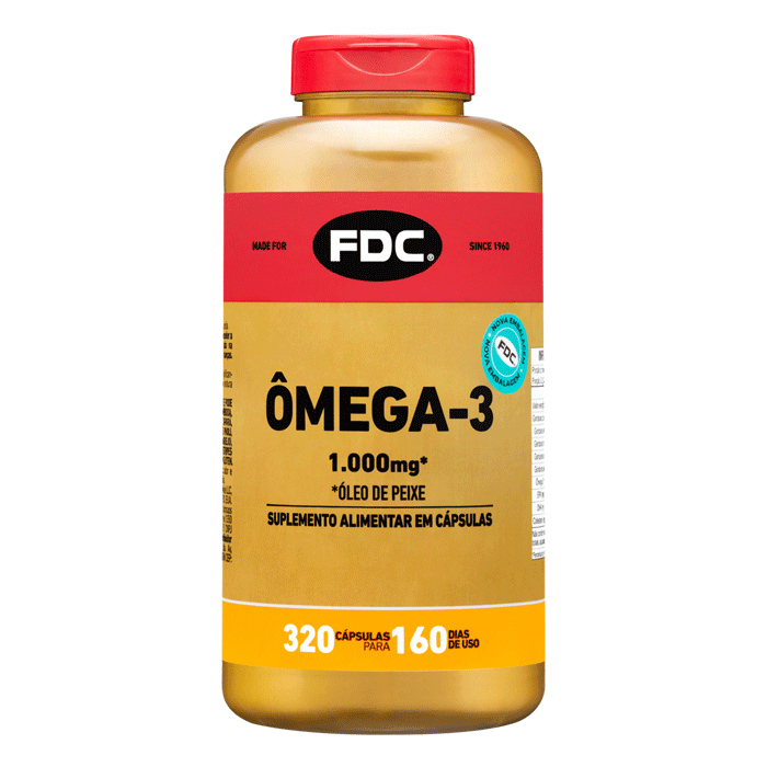 Ômega 3 FDC 1000mg 320 cápsulas