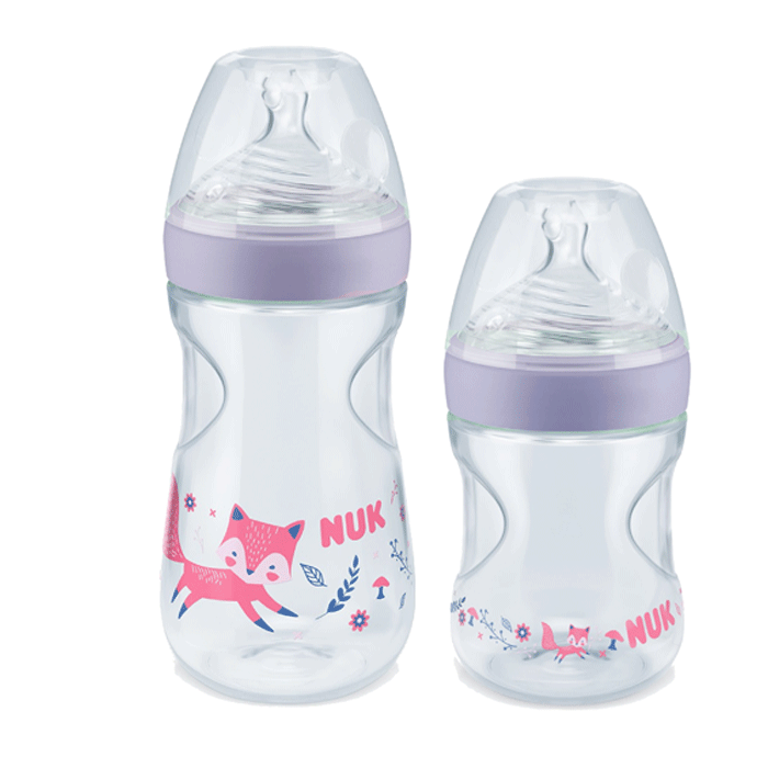 Kit 2 Mamadeiras Smart Flow 150 270ml Rosa Essence Nuk 935188317