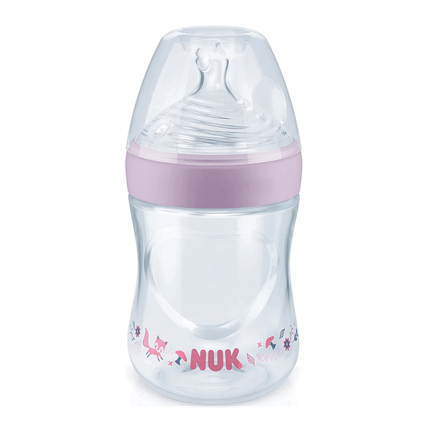 Mamadeira Anticólica Essence Smart Flow 150ml NUK - Rosa
