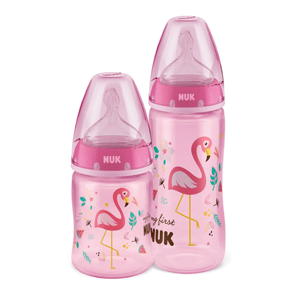 Kit 2 Mamadeira My 1st Nuk 150/300ml First Choice Rosa