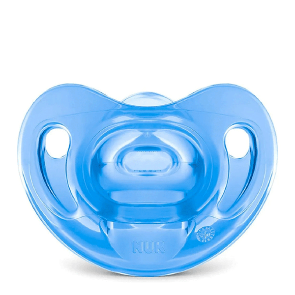 Chupeta Sensitive Soft 100% Silicone Menino Azul - NUK - 1