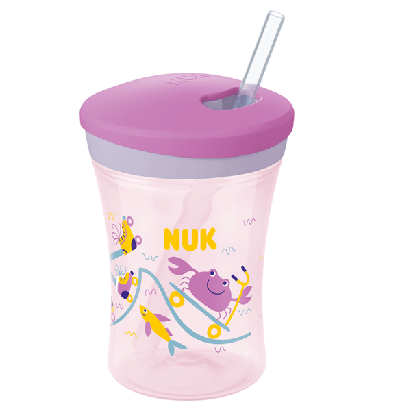 Copo Action Evolution com Canudo 230ml Girl - NUK