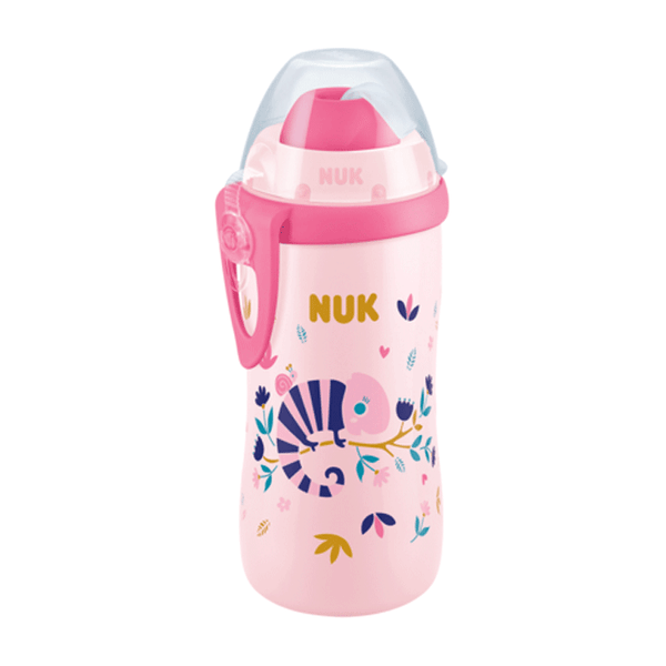 Copo Com Canudo Flexi Cup 300ml Rosa Muda de Cor – Nuk