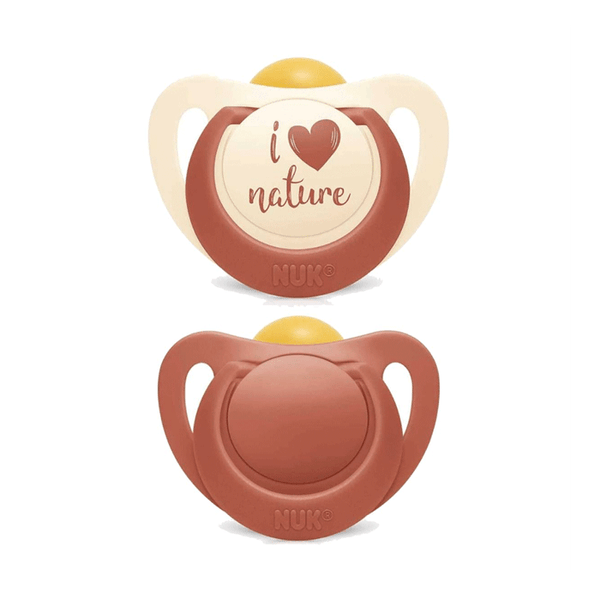 Kit 2 Chupetas For Nature Latex 6m+ Rosa - NUK