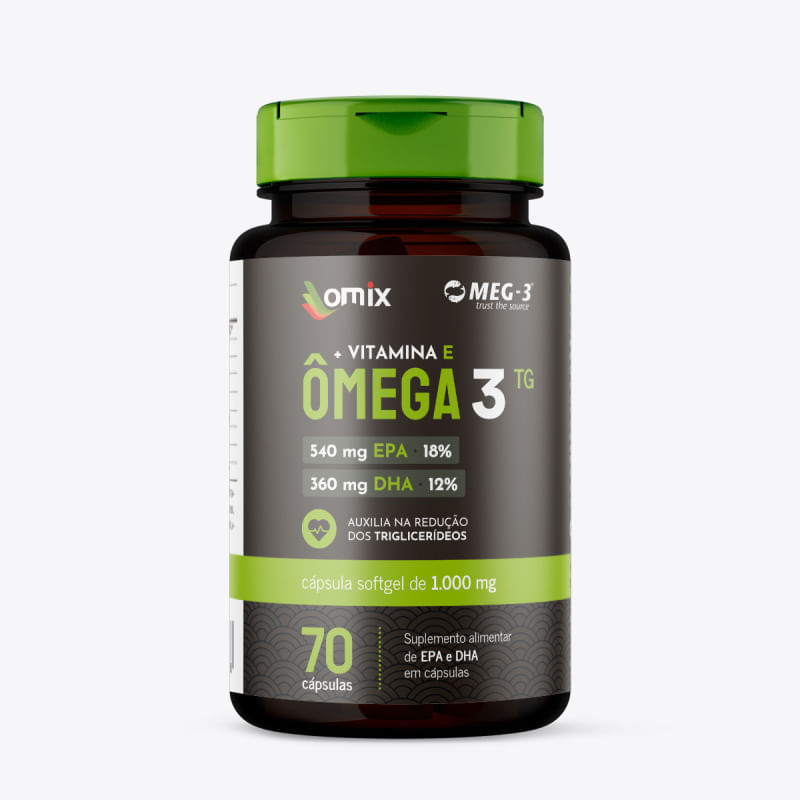 Ômega 3 Omix 1000mg 70cáps